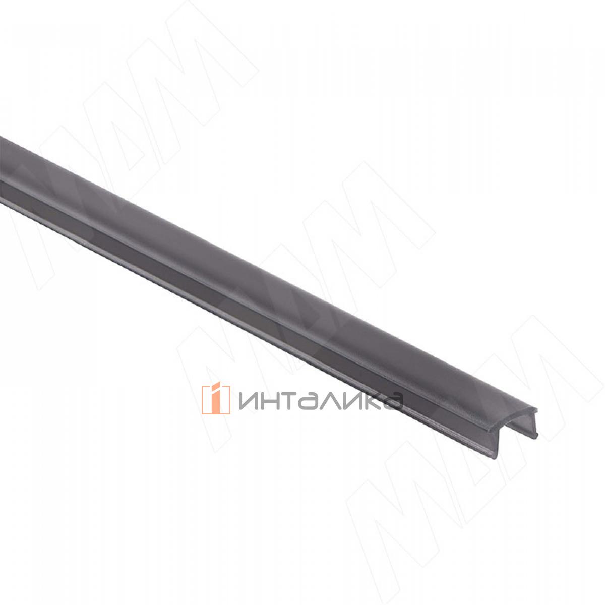 Рассеиватель черный матовый для профиля под светодиодную ленту шириной 5мм, L-3000