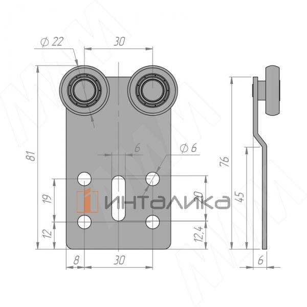 Верхний ролик  