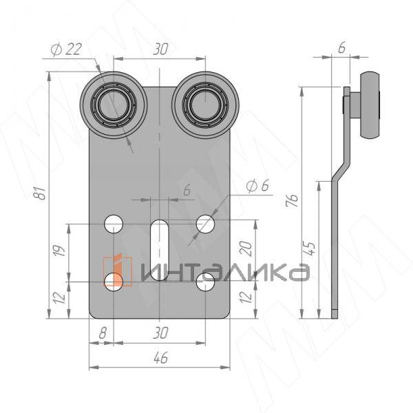 Верхний ролик 