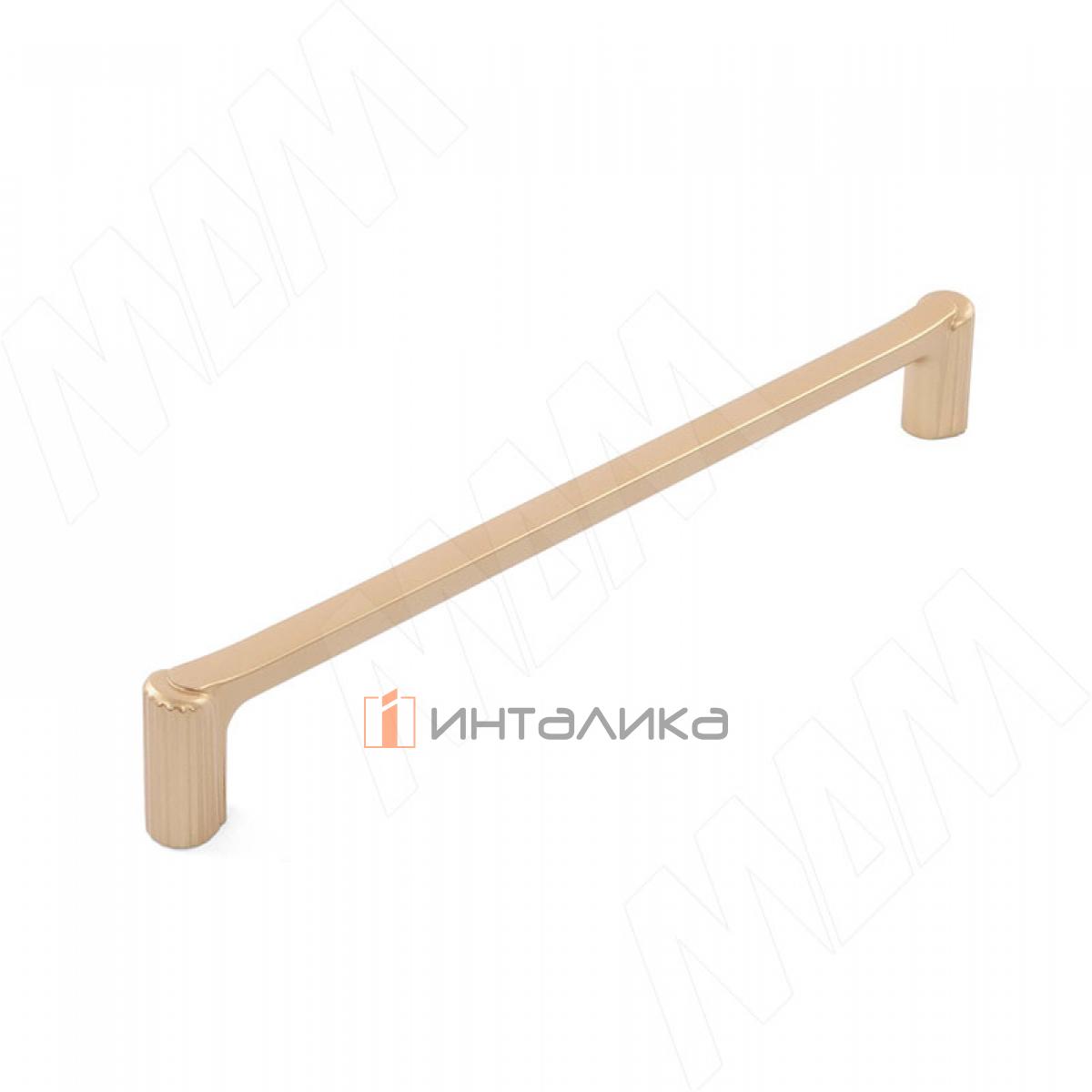 Ручка-скоба 192мм золото матовое