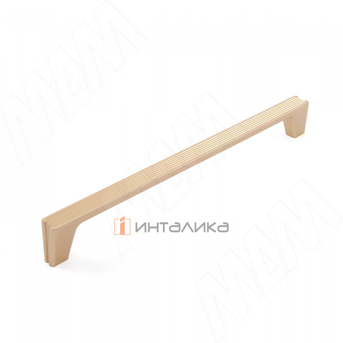 Ручка-скоба 192мм золото матовое