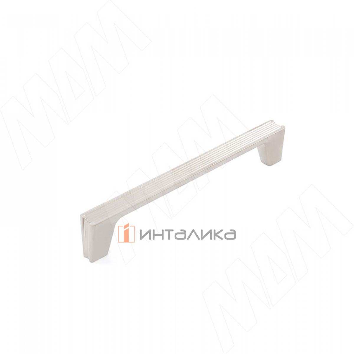 Ручка-скоба 128мм никель матовый