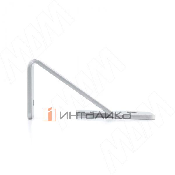 LOFT Менсолодержатель (комплект) для деревянных полок 16мм, хром матовый (краска) – 2