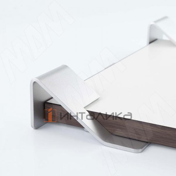 LOFT Менсолодержатель (комплект) для деревянных полок 16мм, хром матовый (краска) – 3