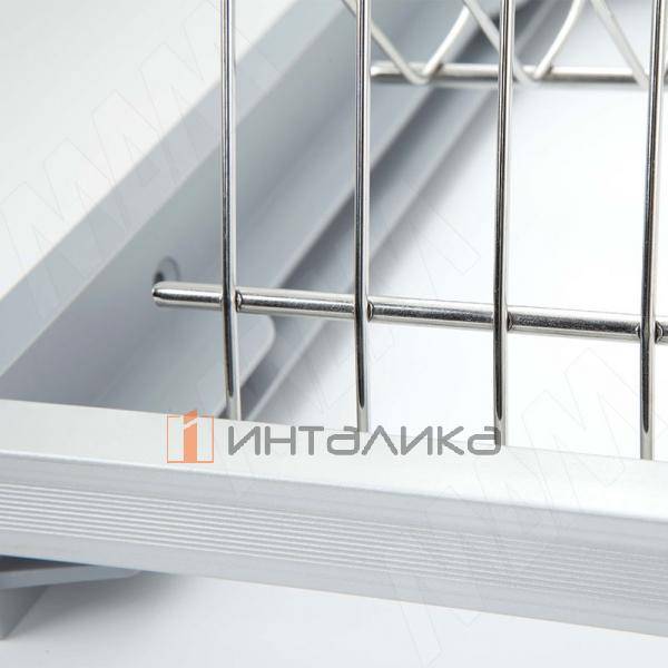 ARIA комплект посудосушителей (сушилка для посуды), гладкая рамка, держатель задн.стенки, поддон, 700мм, 18мм, нерж.сталь – 2