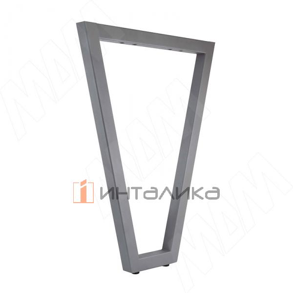Сальта опора для стола V-образная, 40х40, H715+10 мм, серый металлик, 1шт. – 2