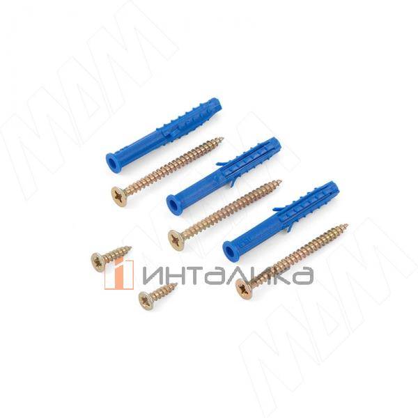 EUS Менсолодержатель для деревянных полок 16-20мм золото матовое (краска), L=600 мм (1 шт) – 3