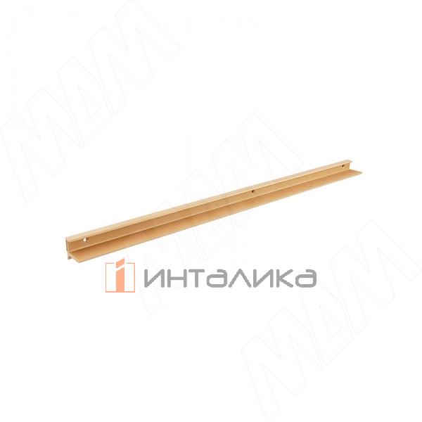 EUS Менсолодержатель для деревянных полок 16-20мм золото матовое (краска), L=600 мм (1 шт) – 4
