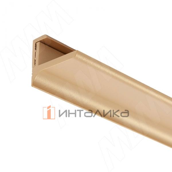 EUS Менсолодержатель для деревянных полок 16-20мм золото матовое (краска), L=600 мм (1 шт) – 6