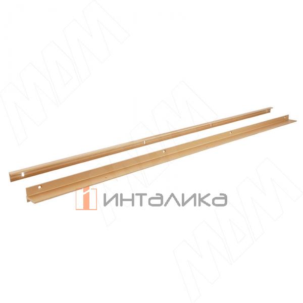 EUS Менсолодержатель для деревянных полок 16-20мм золото матовое (краска), L=900 мм (1 шт) – 5