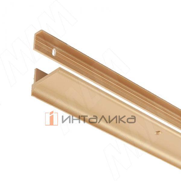 EUS Менсолодержатель для деревянных полок 16-20мм золото матовое (краска), L=900 мм (1 шт) – 7