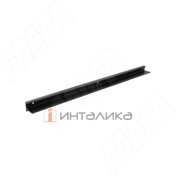 EUS Менсолодержатель для деревянных полок 16-20мм черный матовый (краска RAL9005), L=600 мм (1 шт) – 3