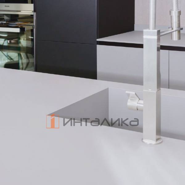 Фасад МДФ FENIX NTM Nero Grigio Efeso 0725, обратная сторона в цвет, с кромкой LAZER Matt, 19.6мм – 2