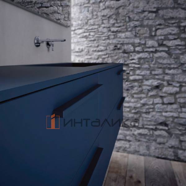 Фасад МДФ FENIX NTM Blu Fes 0754, обратная сторона в цвет, с кромкой LAZER Matt, 19.6мм – 2