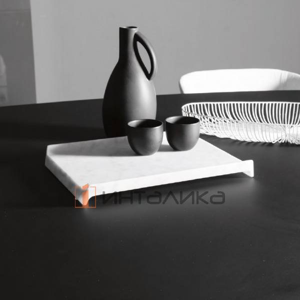 Фасад МДФ FENIX NTM Nero Ingo 0720, обратная сторона в цвет, с кромкой PUR Matt, 19.6мм – 2