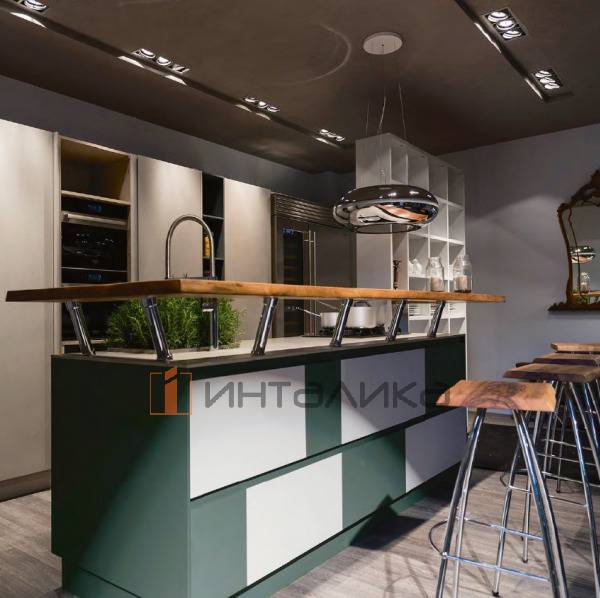 Фасад МДФ FENIX NTM Verde Comodoro 0750, обратная сторона белая, с кромкой PUR Matt, 19.6мм – 2