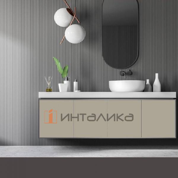 Фасад МДФ ZEROFLEX Almond Cream 3104, обратная сторона в цвет, с кромкой LAZER Matt, 19.6мм – 2