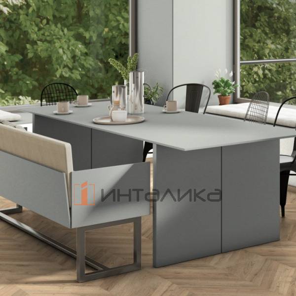 Фасад МДФ AGT 732 бежевый суперматовый, односторонние, с кромкой PUR в цвет, 18мм – 2