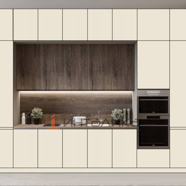 Фасад МДФ AGT 730 крем суперматовый, односторонние, с кромкой PUR в цвет, 18мм – 2