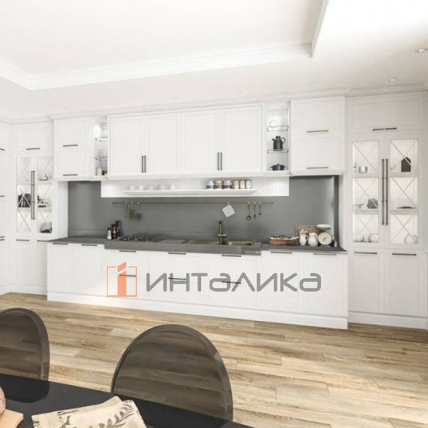 Фасад МДФ AGT 734 белый суперматовый, односторонние, с кромкой PUR в цвет, 18мм – 2