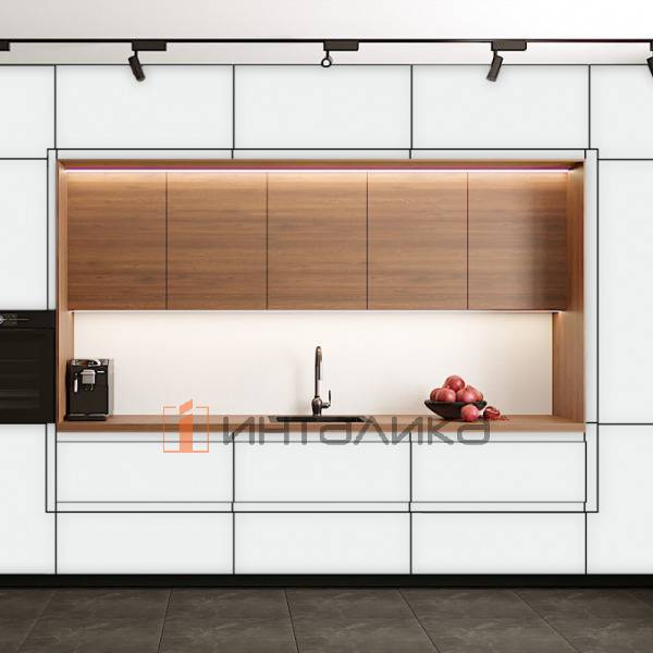 Фасад МДФ AGT SUPRAMAT 3012 белый снежный супермат, двусторонние, с кромкой PUR в цвет, 18мм – 2