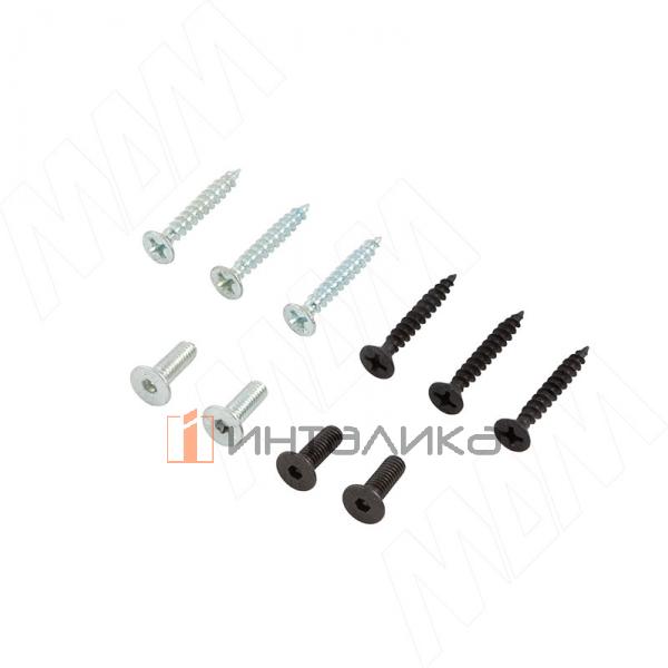 UNICO угловое соединение с креплением к стене/потолку, серебро – 2