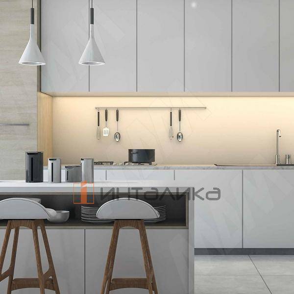 Профиль SM1, накладной, серебро, 16х7,5мм, L-6100 – 4