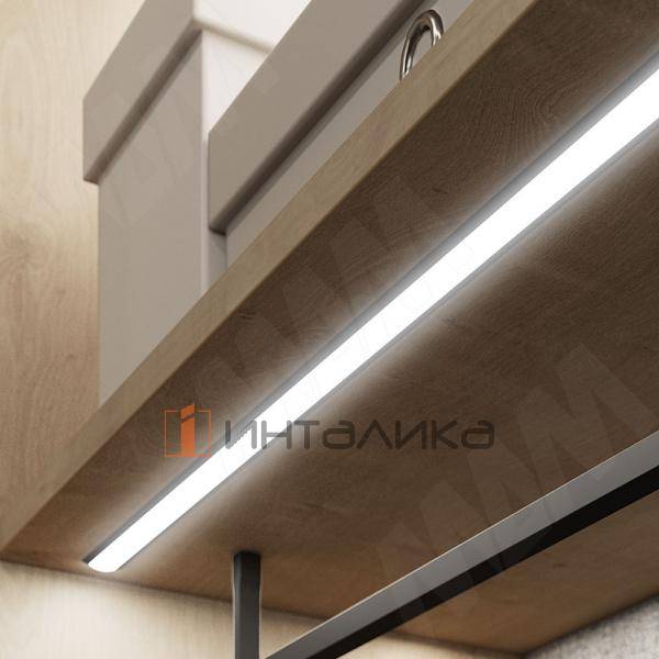 Профиль FM1, врезной, черный, 20х7,5мм, L-6100 – 3