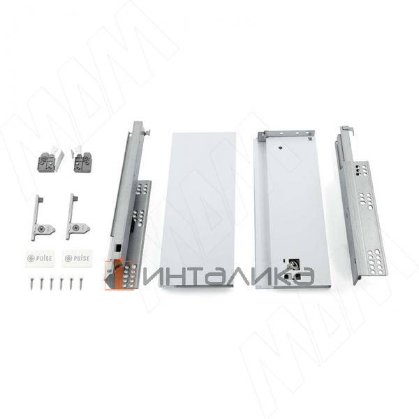 LS BOX PRO комплект ящика 500 мм, боковины h120 мм, плавное закрывание, белый – 3