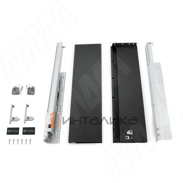 LS BOX PRO комплект ящика 500 мм, боковины h120 мм, плавное закрывание, черный – 3