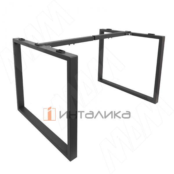 Штутгарт металлокаркас-стола телескопического 715х1200/1300/1400/1500/1600х800мм, графит – 3