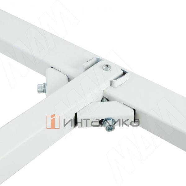 Штутгарт металлокаркас-стола телескопического 715х1200/1300/1400/1500/1600х800мм, белый (RAL9003, муар) – 7