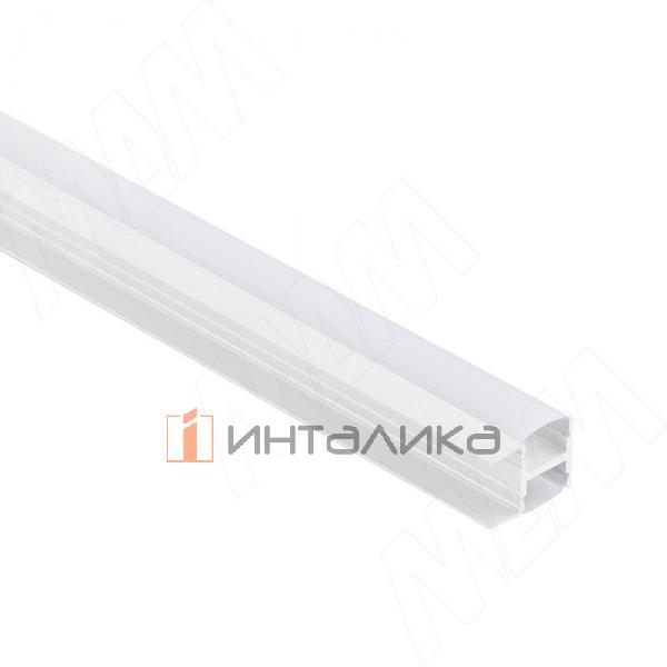Профиль WD3 для подсветки деревянной полки, для плоского рассеивателя, белый матовый, 22x18мм, L-3000 – 2