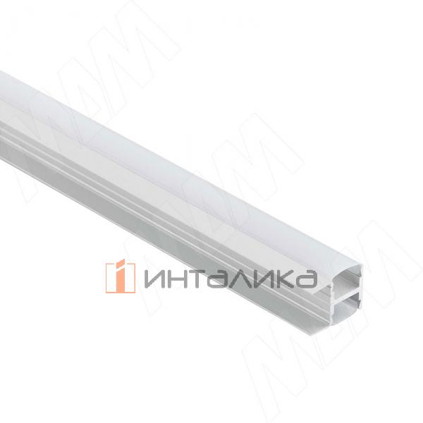 Профиль WD3 для подсветки деревянной полки, для плоского рассеивателя, серебро, 22x18мм, L-3000 – 2