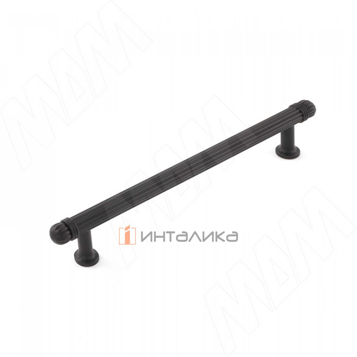 Ручка-скоба 160мм черный матовый