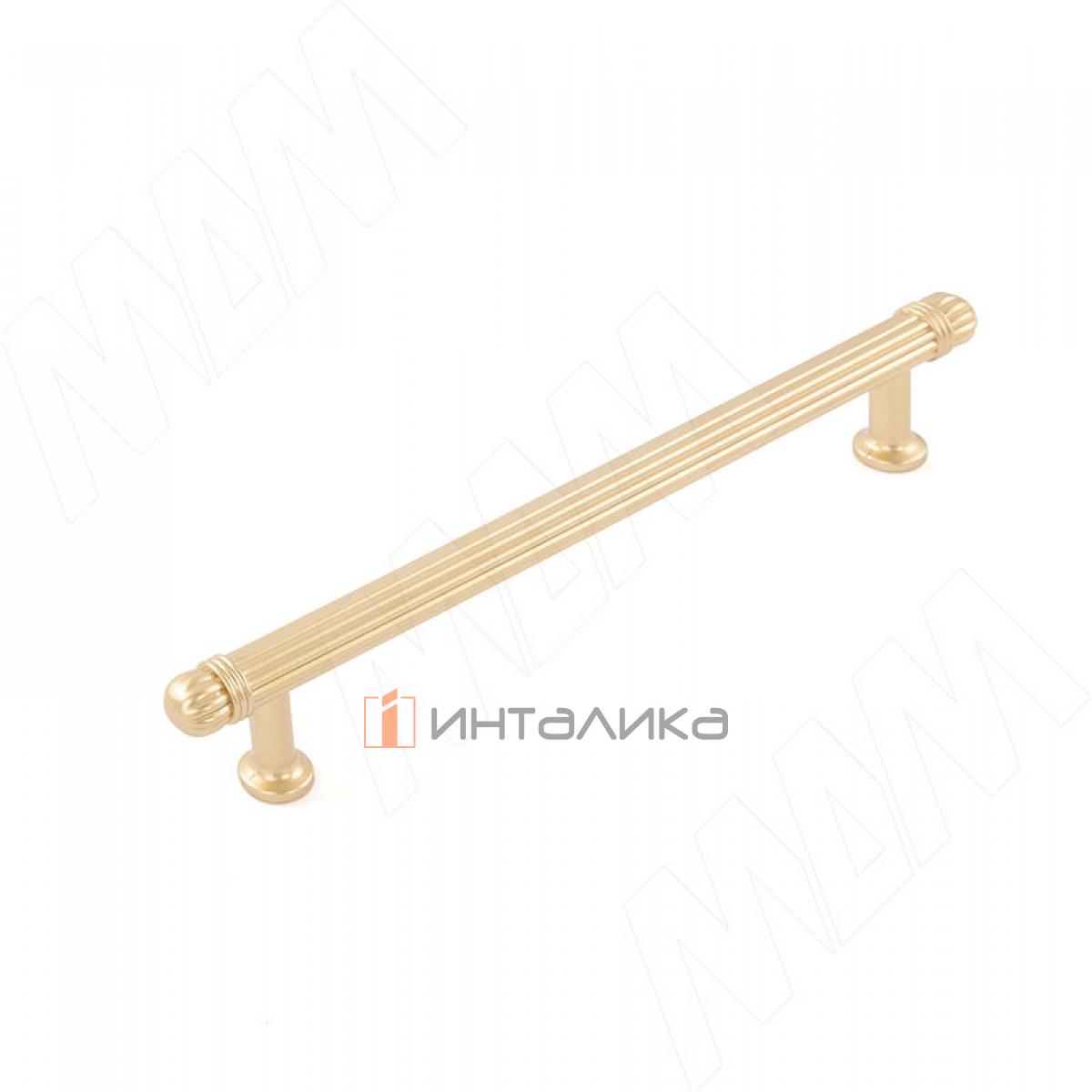 Ручка-скоба 160мм золото матовый