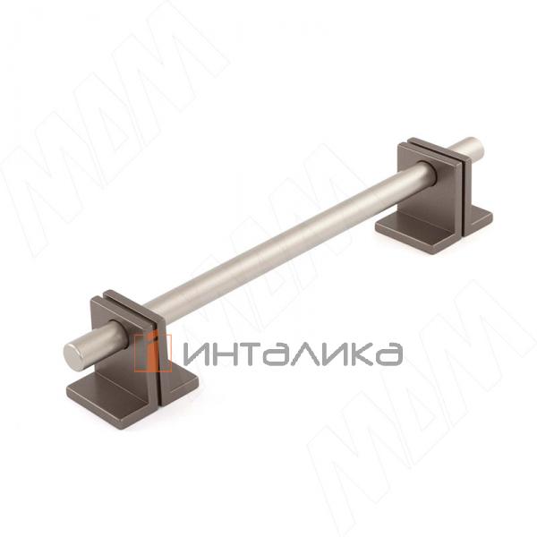 Ручка-рейлинг 160мм никель матовый/бронза alucover – 1