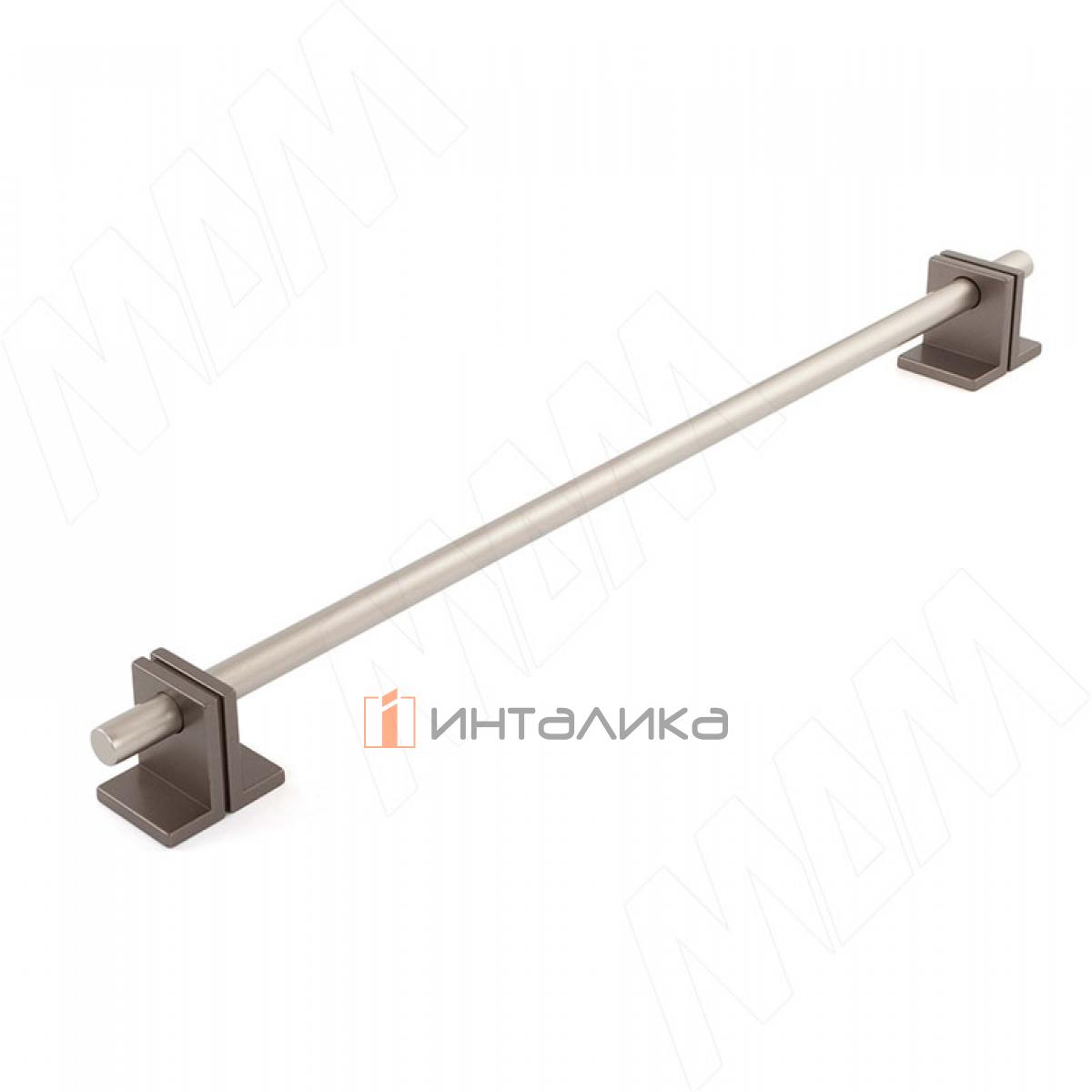 Ручка-рейлинг 320мм никель матовый/бронза alucover