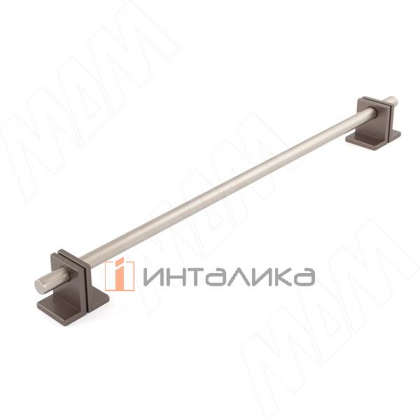 Ручка-рейлинг 320мм никель матовый/бронза alucover – 1