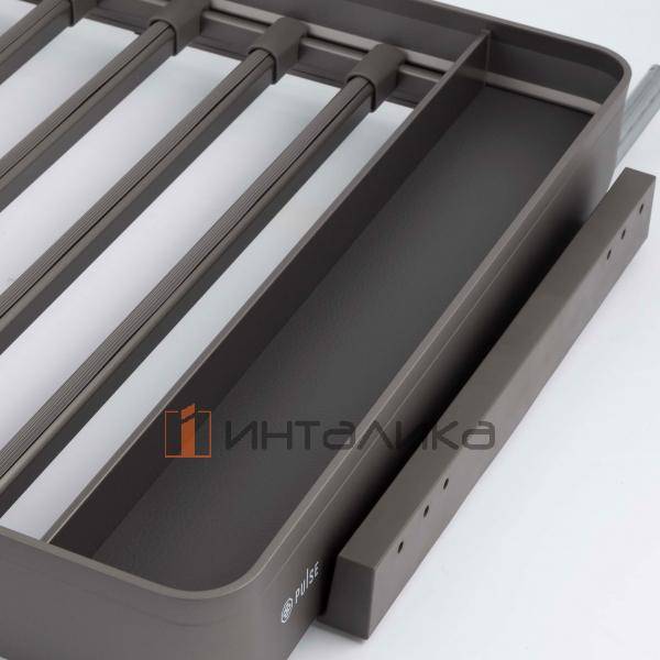 ESENTA Вешало для брюк, 700 мм, графит, плавн. закр. – 3