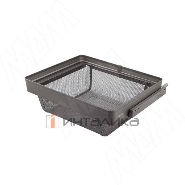 ESENTA Корзина для белья, 600 мм, плавное закрывание, графит – 1