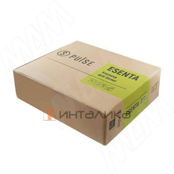 ESENTA Корзина для белья, 600 мм, плавное закрывание, графит – 6