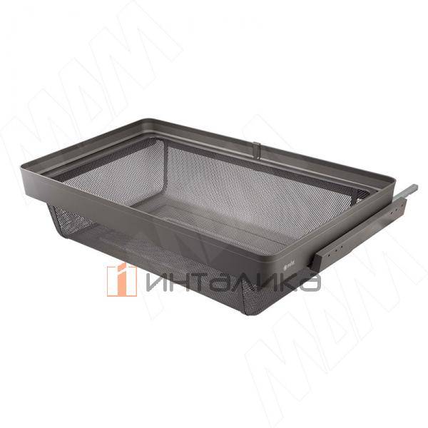 ESENTA Корзина для белья, 900 мм, плавное закрывание, графит – 1