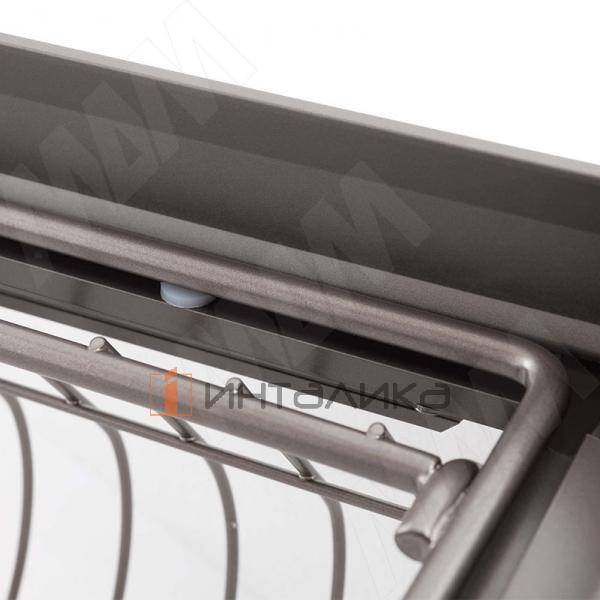ESENTA Корзина для обуви, 900 мм, плавное закрывание, графит – 2