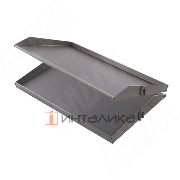 ESENTA Поворотная обувница, 6 полок, 1070-1270 мм, графит – 6