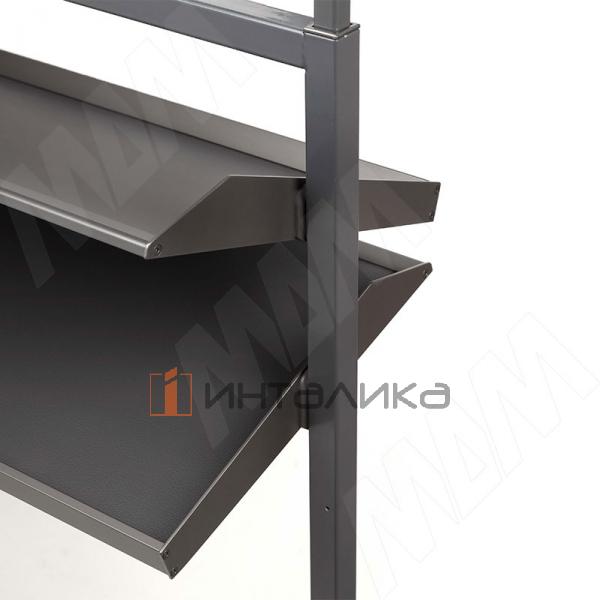 ESENTA Поворотная обувница, 6 полок, 1070-1270 мм, графит – 7