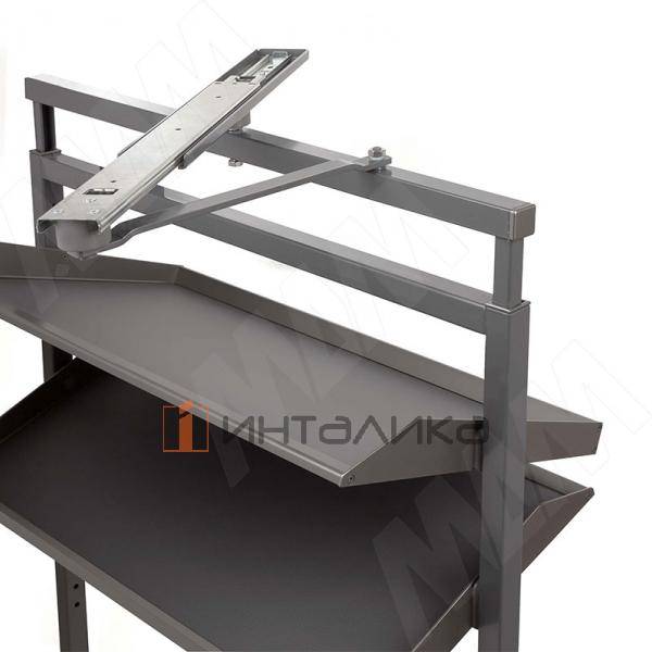 ESENTA Поворотная обувница, 10 полок, 1630-1830 мм, графит – 9