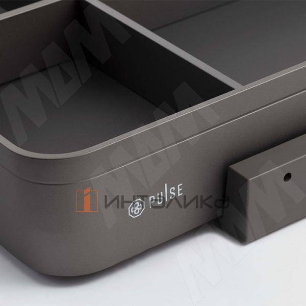 ESENTA Выдвижной органайзер для аксессуаров, 800 мм, плавное закрывание, графит – 2