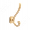 Превью Крючок двухрожковый золото матовое – 1