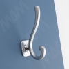 Превью Крючок двухрожковый хром матовый – 2